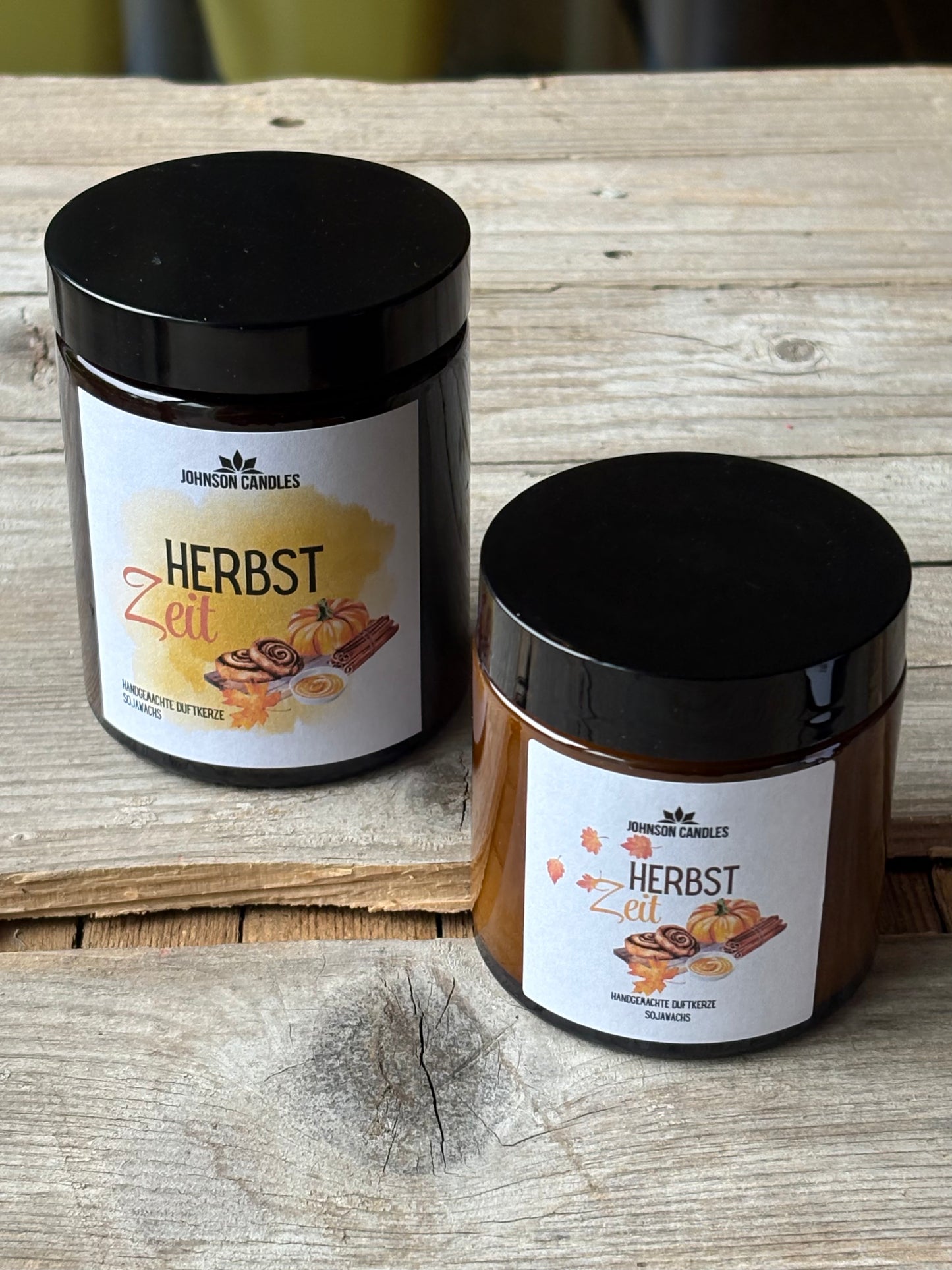 Sojakerze Herbstzeit