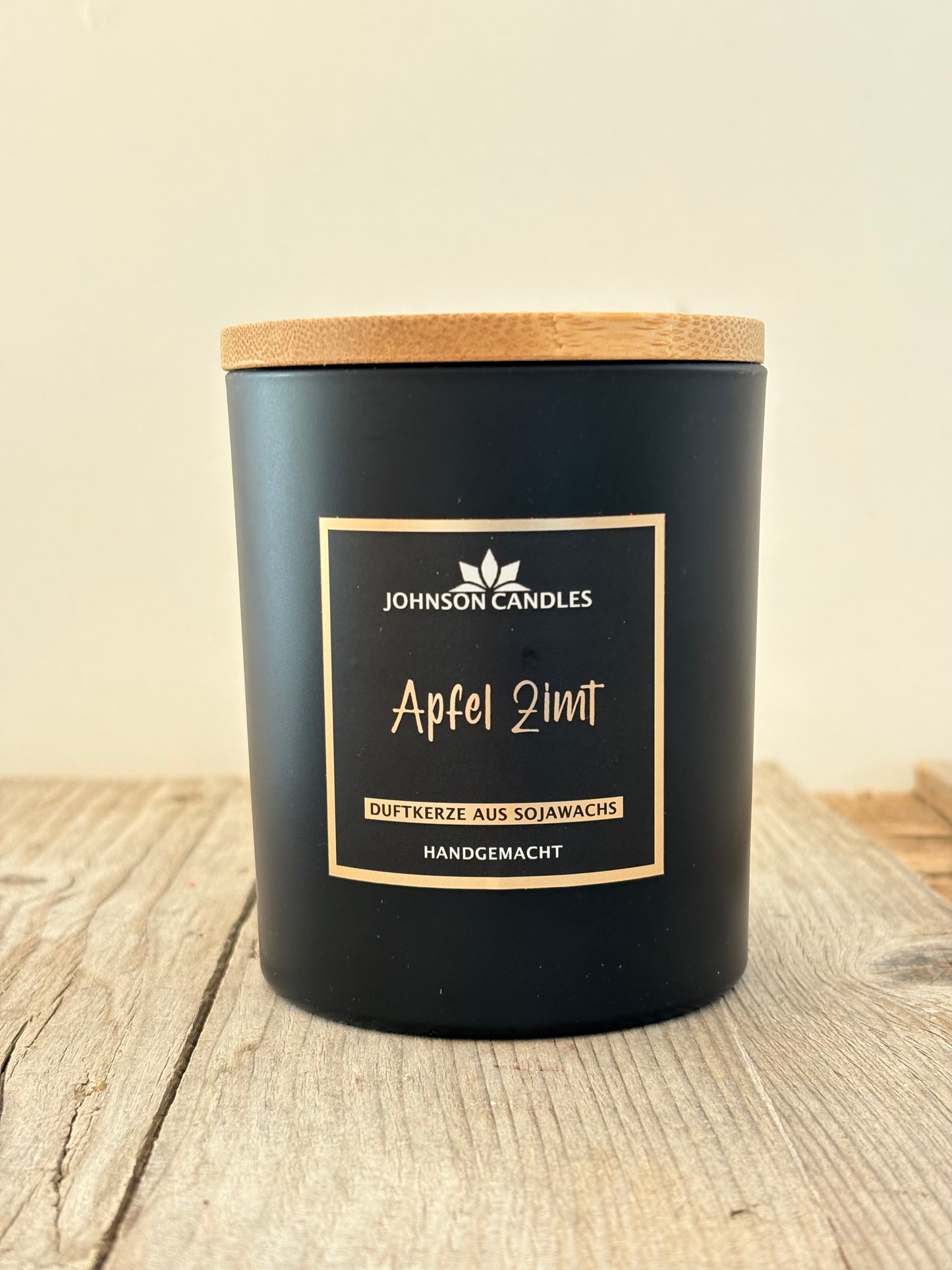 Sojakerze Apfel Zimt