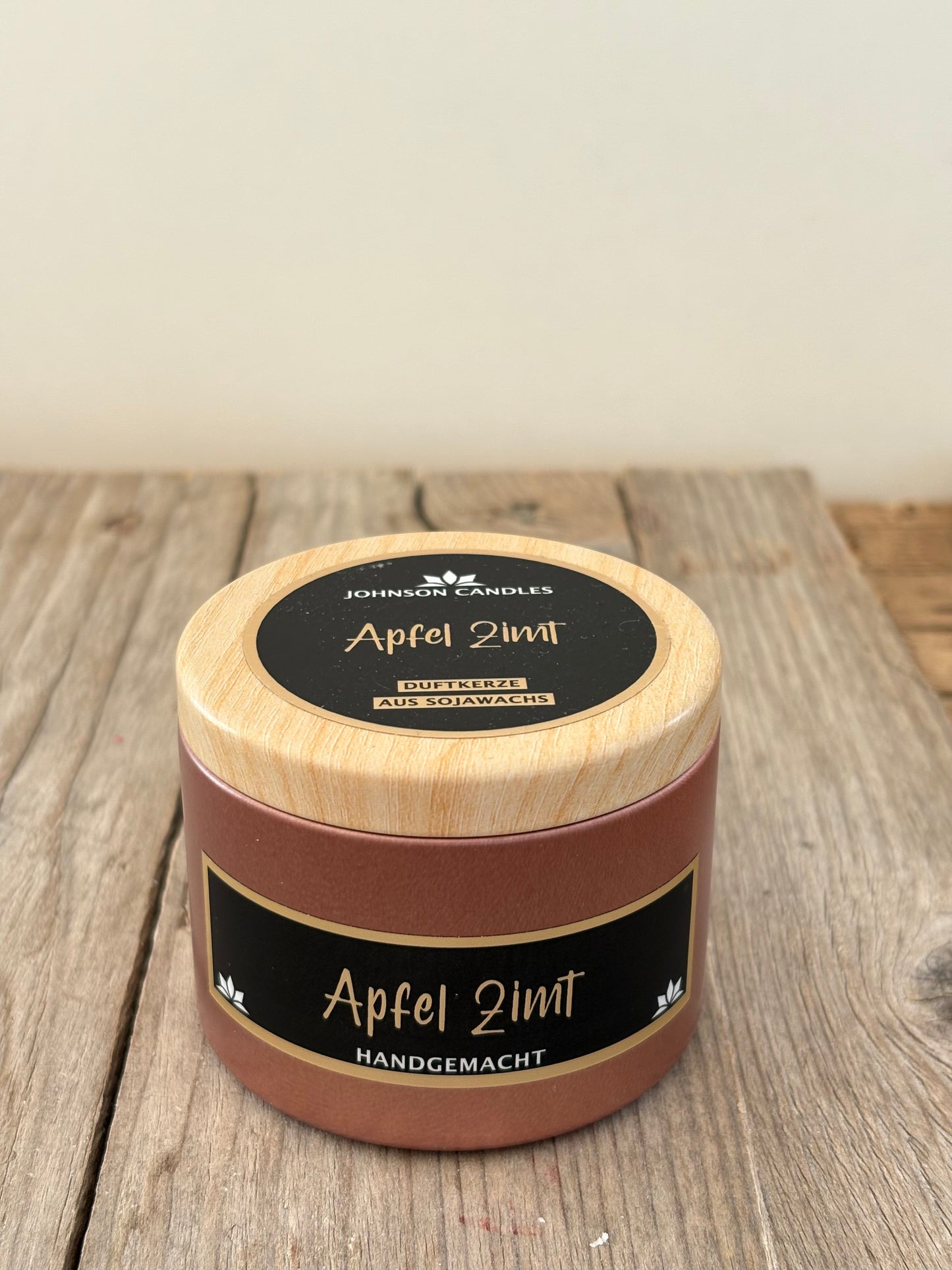 Sojakerze Apfel Zimt