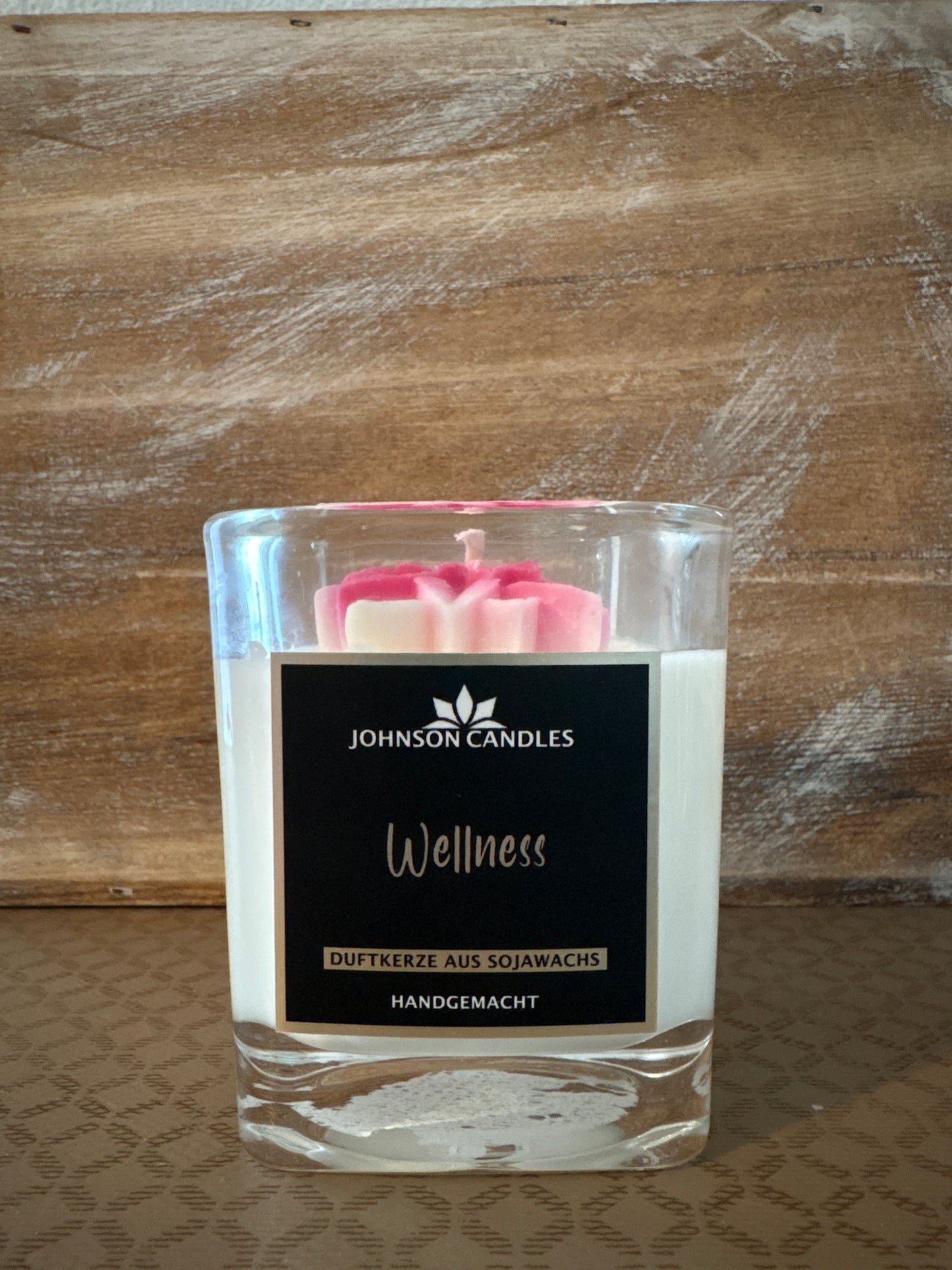 Sojakerze Wellness Blume