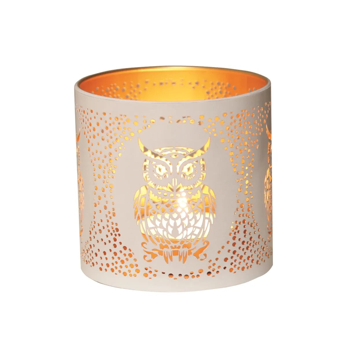 Duftlampe Eule Weiss