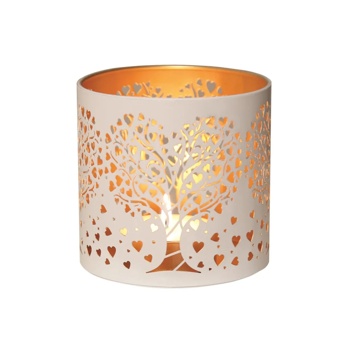 Duftlampe Herz-Baum Weiss