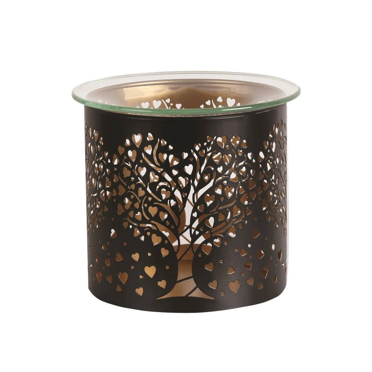 Duftlampe Herz-Baum Schwarz