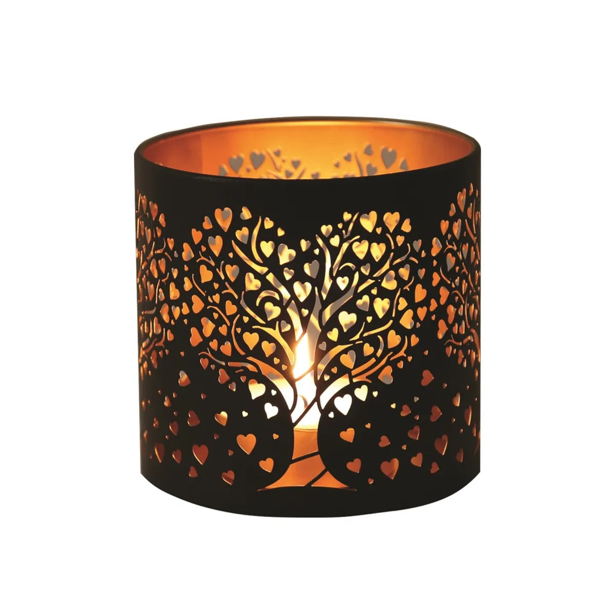 Duftlampe Herz-Baum Schwarz