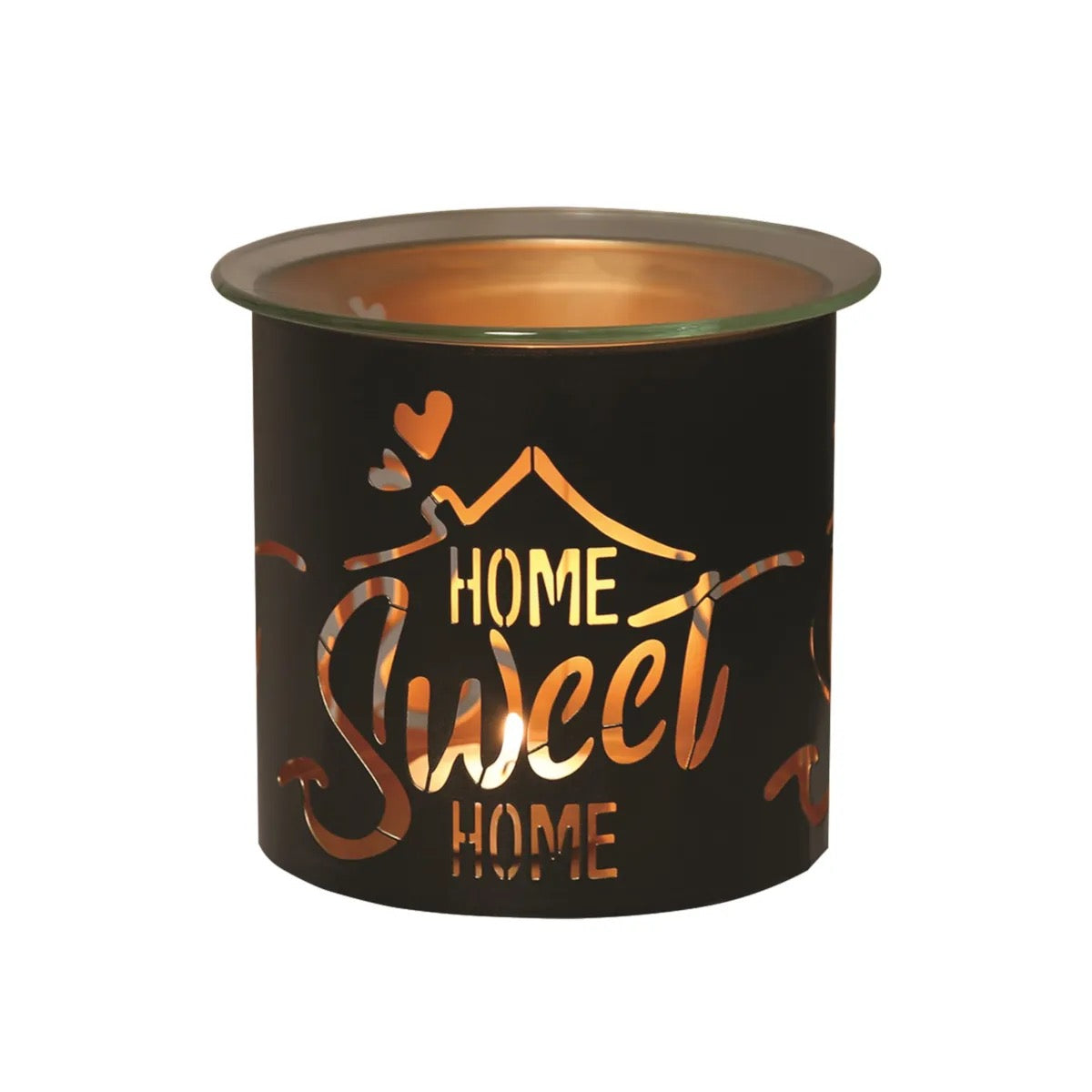 Duftlampe "Home sweet Home"  Schwarz