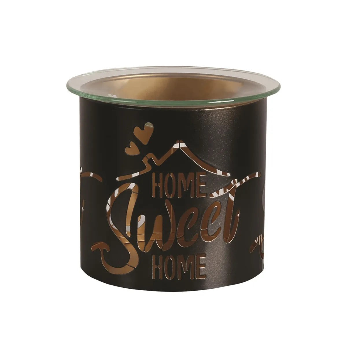 Duftlampe "Home sweet Home"  Schwarz