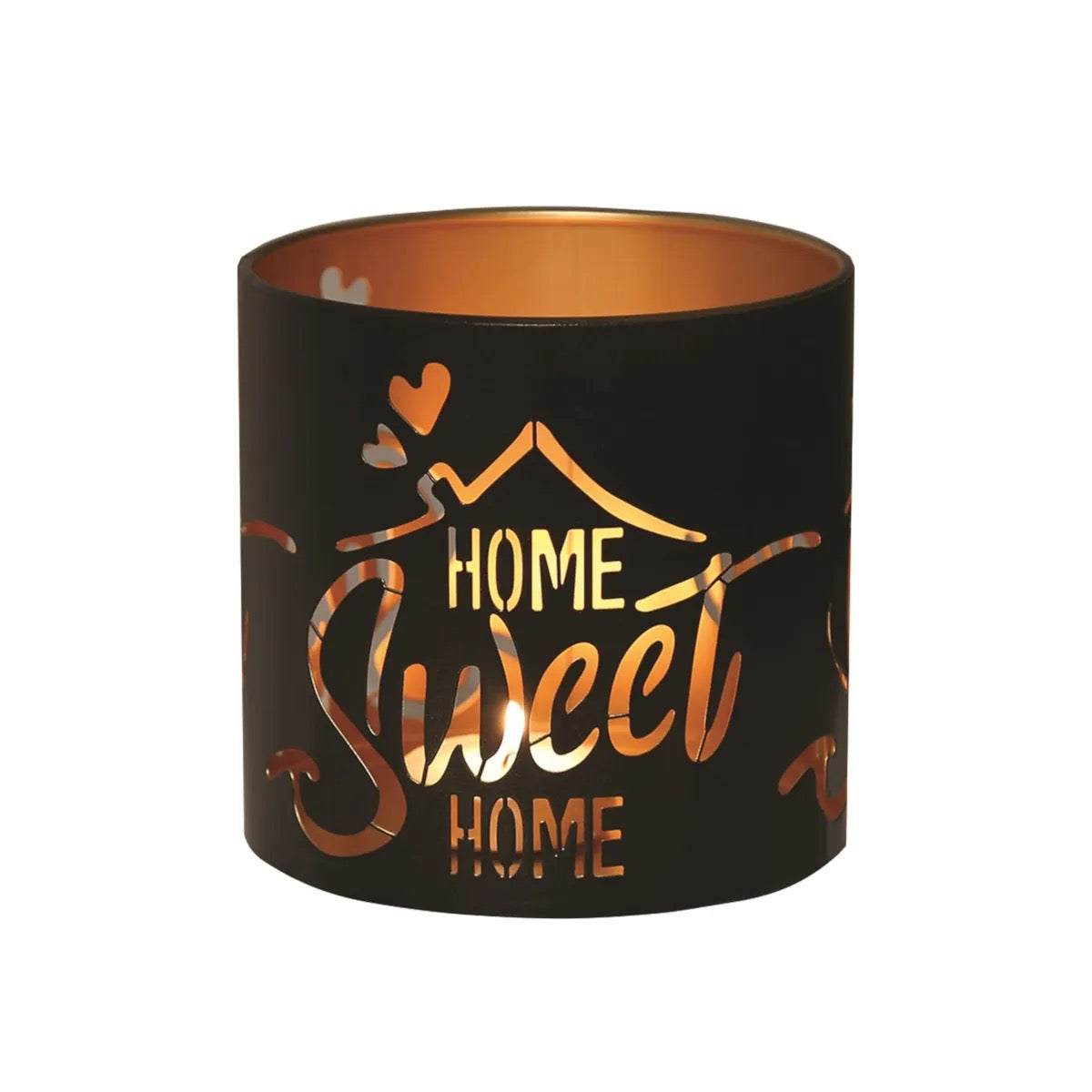 Duftlampe "Home sweet Home"  Schwarz