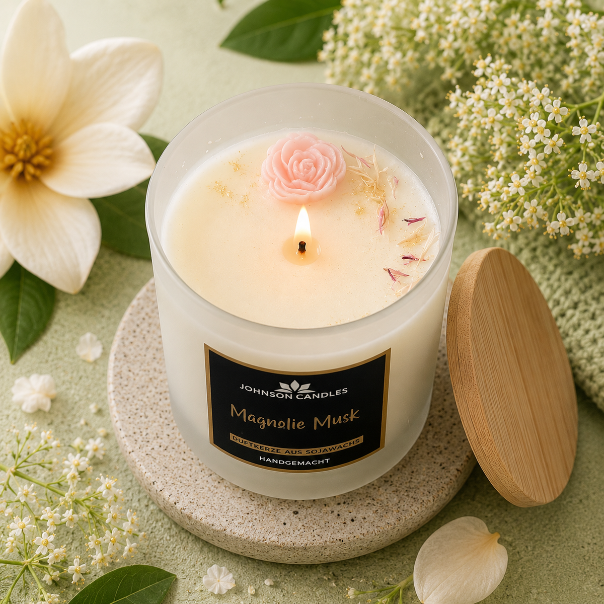 Sojakerze Magnolie Musk