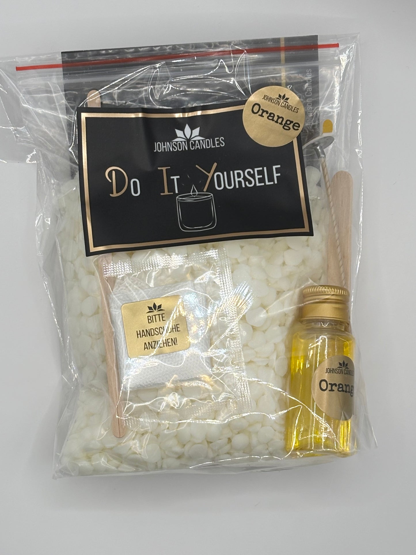 DIY Refill Pack für grosses Kerzenglas 200g