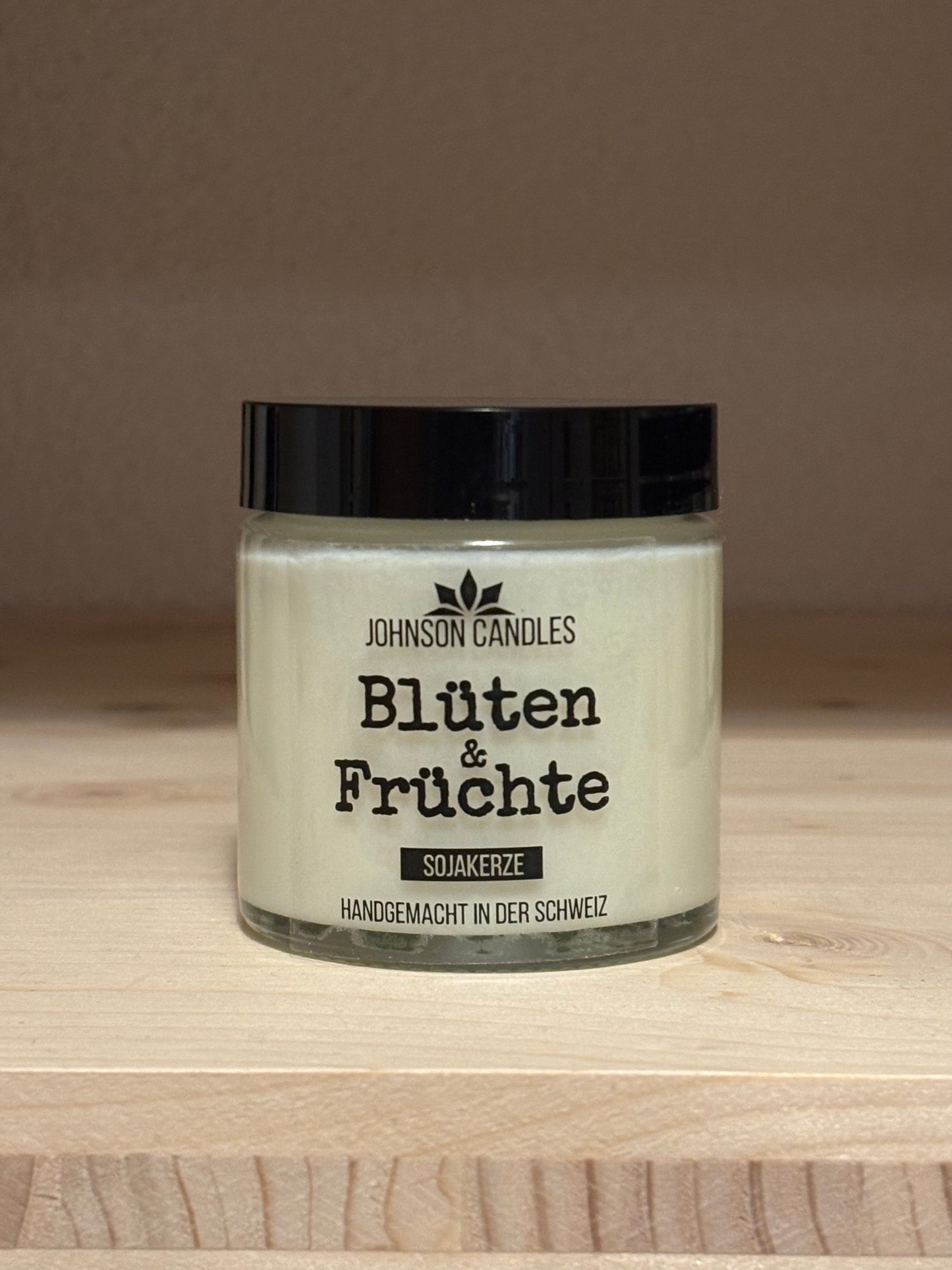 Sojakerze Blüten & Früchte