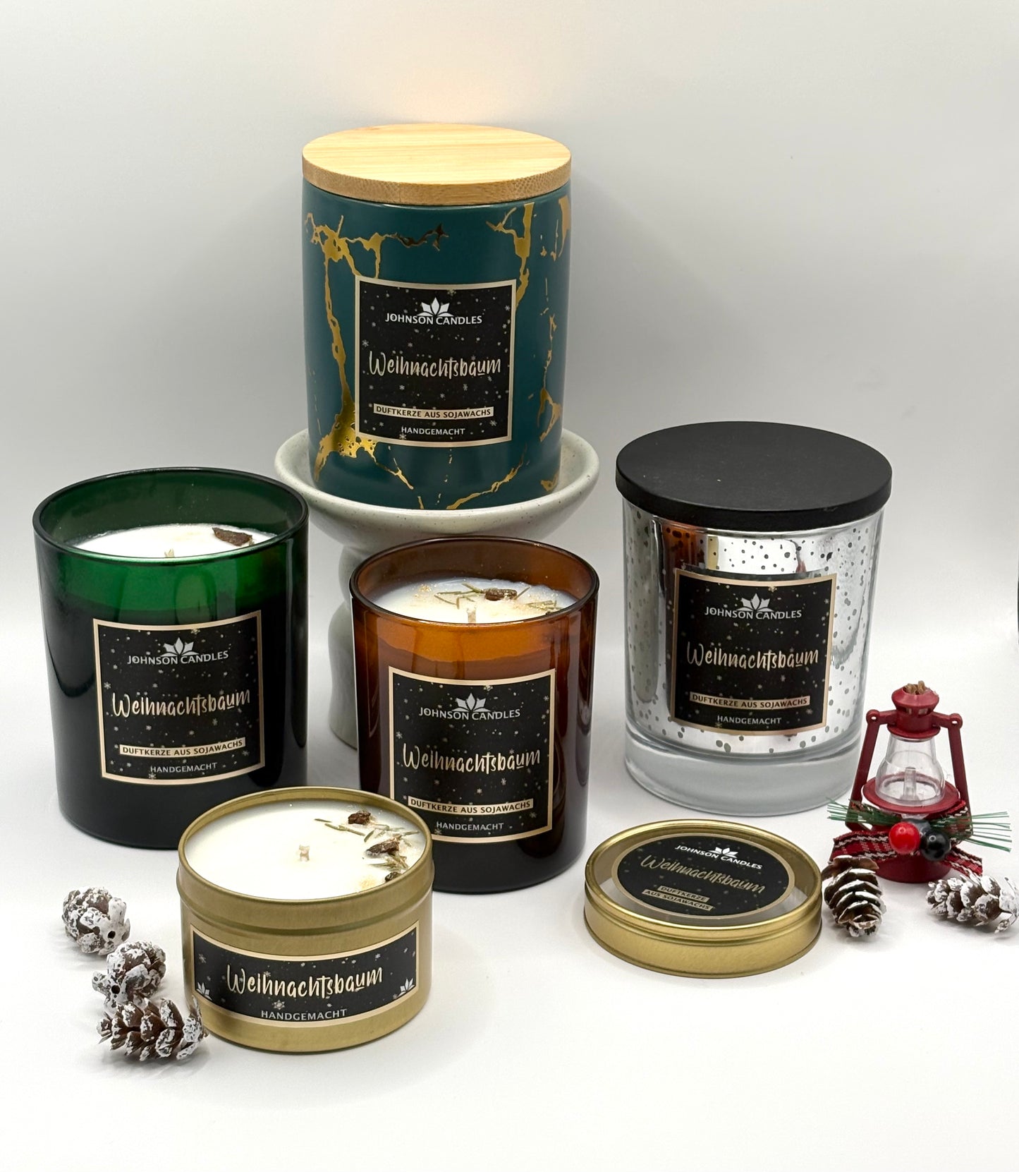 Sojakerze Weihnachtsbaum